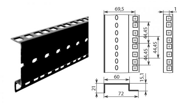 Vis M6 cruci + rondelles + écrou cage