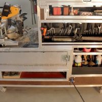 Flightcase / flycase atelier vue arrière Flightcase / flycase atelier vue arrière