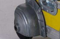 Roulette coin 75 mm type roller externe, flycase empilable, Roulette coin 75 mm type roller externe, flycase empilable,