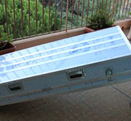 Flightcase composite, Finition noir mat (les plastiques de protection ne sont pas retirés) avec Roulettes coins Flightcase composite, Finition noir mat (les plastiques de protection ne sont pas retirés) avec Roulettes coins