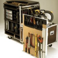 Flightcase / flycase atelier avec Capot distributeur d'outils et Rangement Flightcase / flycase atelier avec Capot distributeur d'outils et Rangement