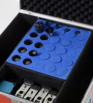 Mousse usinée sur mesure pour rangement microphones Mousse usinée sur mesure pour rangement microphones
