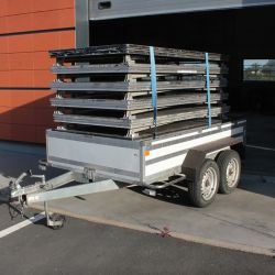 Remoque flightcase polyvalente Remoque flightcase polyvalente