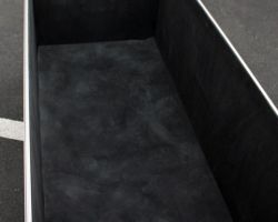 Flycase malle grise - intérieur en mousse HD Flycase malle grise - intérieur en mousse HD