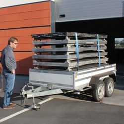 Possibilité 8 praticables si capot / 10 en mode "bac" Possibilité 8 praticables si capot / 10 en mode "bac"