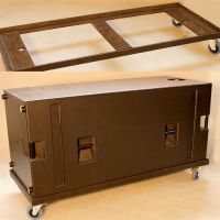 Flight case de rangement sur roulettes Dolly Flight case de rangement sur roulettes Dolly