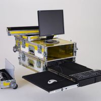 Flight case informatique déployé Flight case informatique déployé