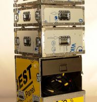 Illustration flightcase format 19 pouces empilables Illustration flightcase format 19 pouces empilables