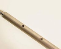 Filetage, perchette avec perçage pour maintient par goupille Filetage, perchette avec perçage pour maintient par goupille