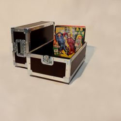 Flight case pour vinyl ouvert Flight case pour vinyl ouvert